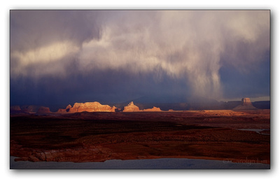 Storm over Lake Powell