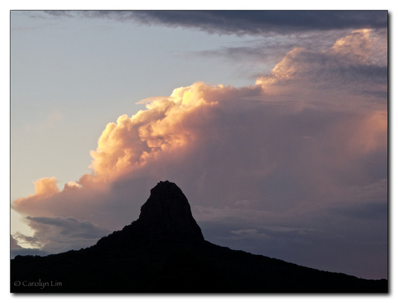 Mt Dajian at Dusk